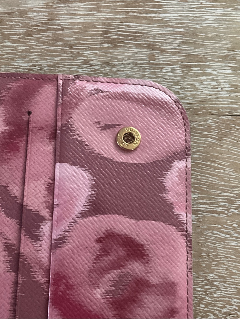 Rare Louis Vuitton Monogram Ikat Insolite Wallet from the 2013 collection. - Picture 7 of 11